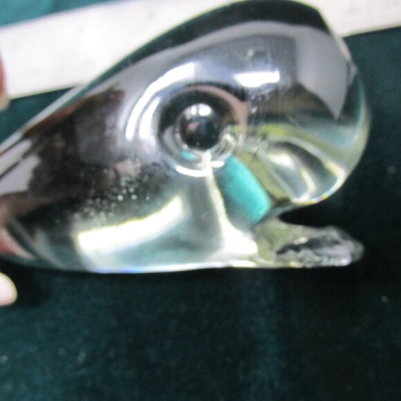 Vintage Art Glass Whale - Picture 2 of 7